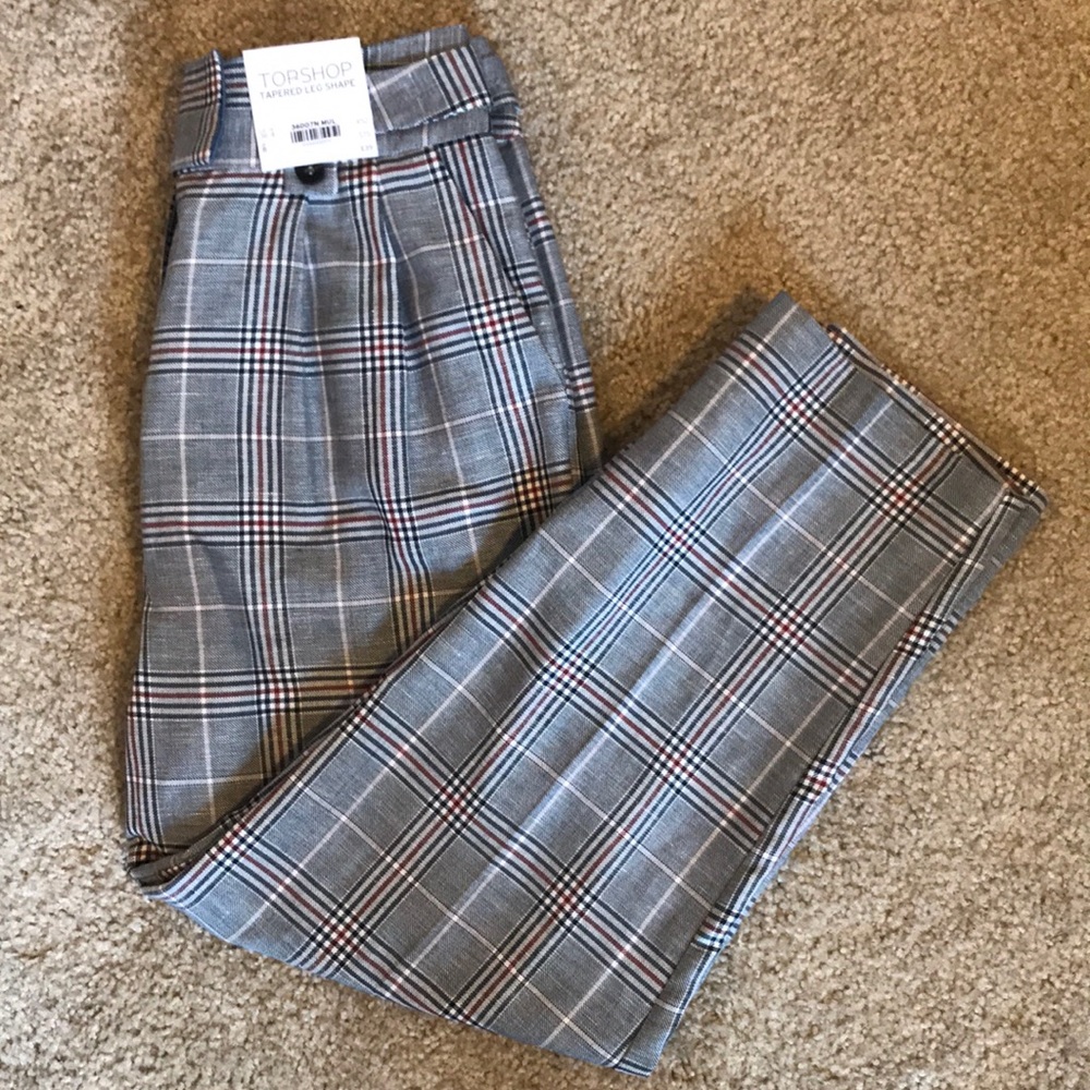 NWT Topshop Tapered Trousers